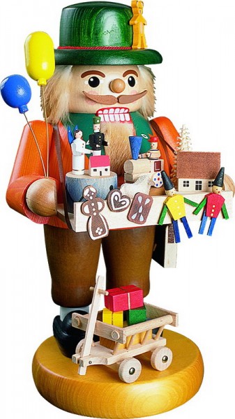 Nutcracker toy maker, 33 cm, Richard Glässer GmbH Seiffen from the Ore Mountains