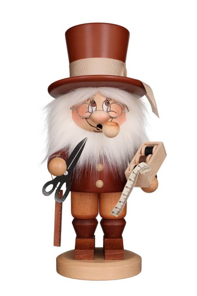 Smoking man gnome cloth merchant, 32 cm by Christian Ulbricht