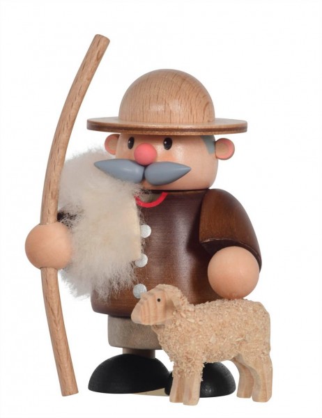 Smoking man shepherd, 11 cm by KWO