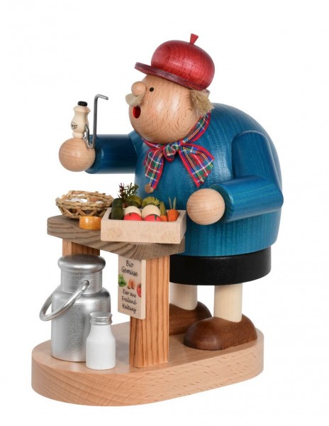 Smoking man organic farmer, 18 cm by KWO