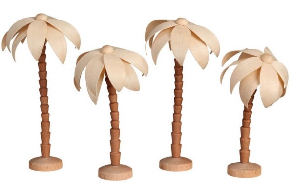 1 set of palm trees 4-piece by Romy Thiel