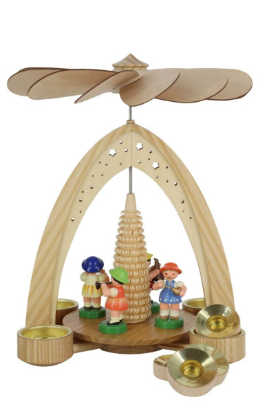 Spring pyramid with 4 instrument children, 27 cm by Figurenland Uhlig GmbH_1