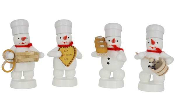 Snowman quartet Christmas baking II, colored by Ralf Zenker