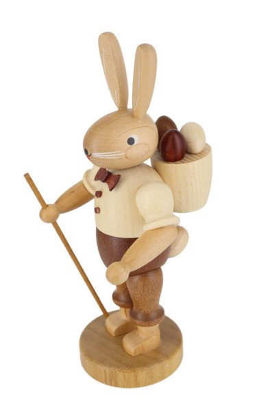 Easter bunny with basket, natural, 18 cm by Müller Kleinkunst_3