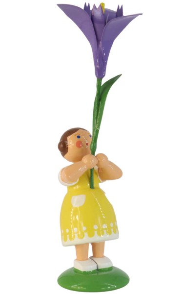 Flower girl with iris, 12 cm by HODREWA Legler