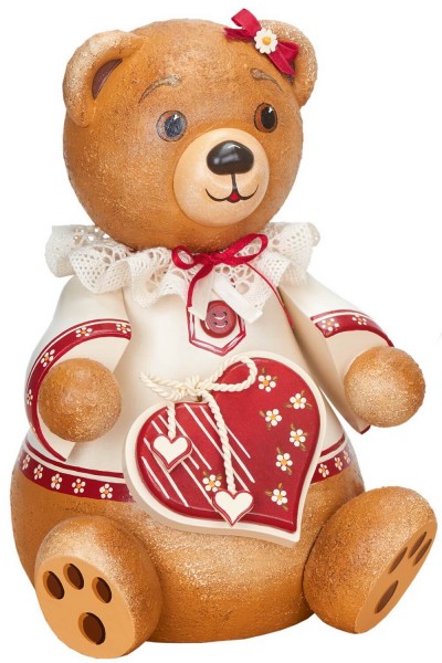 Teddy Unsere Elli aus Holz aus der Serie Hubiduu Teddy von Hubrig