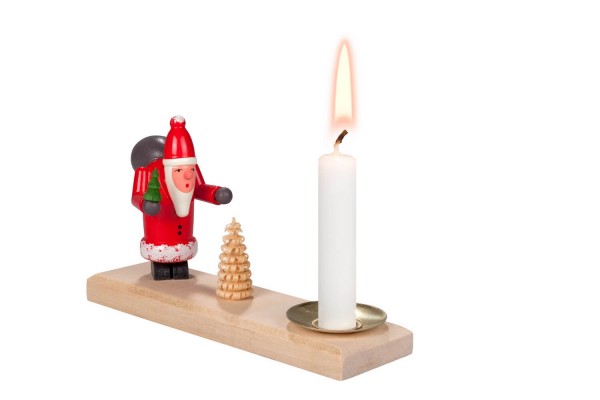 Weihnachtskerzenhalter Weihnachtsmann von SEIFFEN.COM