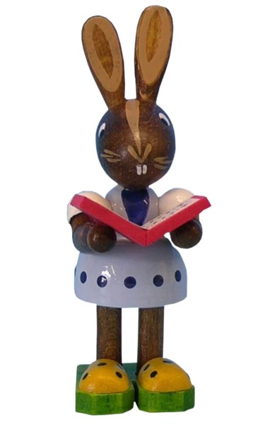 Easter Bunny - Girl with book by Figurenland Uhlig GmbH