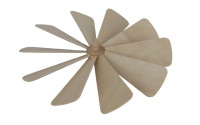 Universal replacement wing wheel for Christmas pyramids, needle size 2 mm, 26.5 cm by SEIFFEN.COM